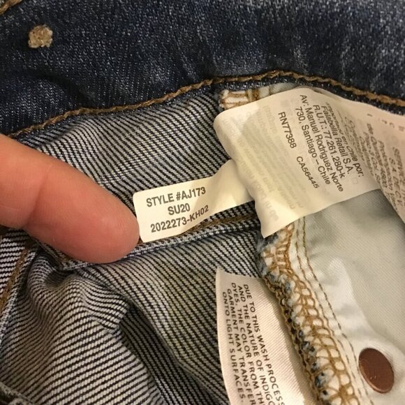 Madewell 28 (6) Mid Rise 9” Skinny Crop Button Fly Women’s Jeans Stretch - Picture 10 of 10